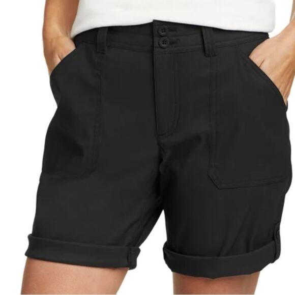 Eddie Bauer Pants - Eddie Bauer Ladies' Cargo Lightweight Shorts Black Size 6